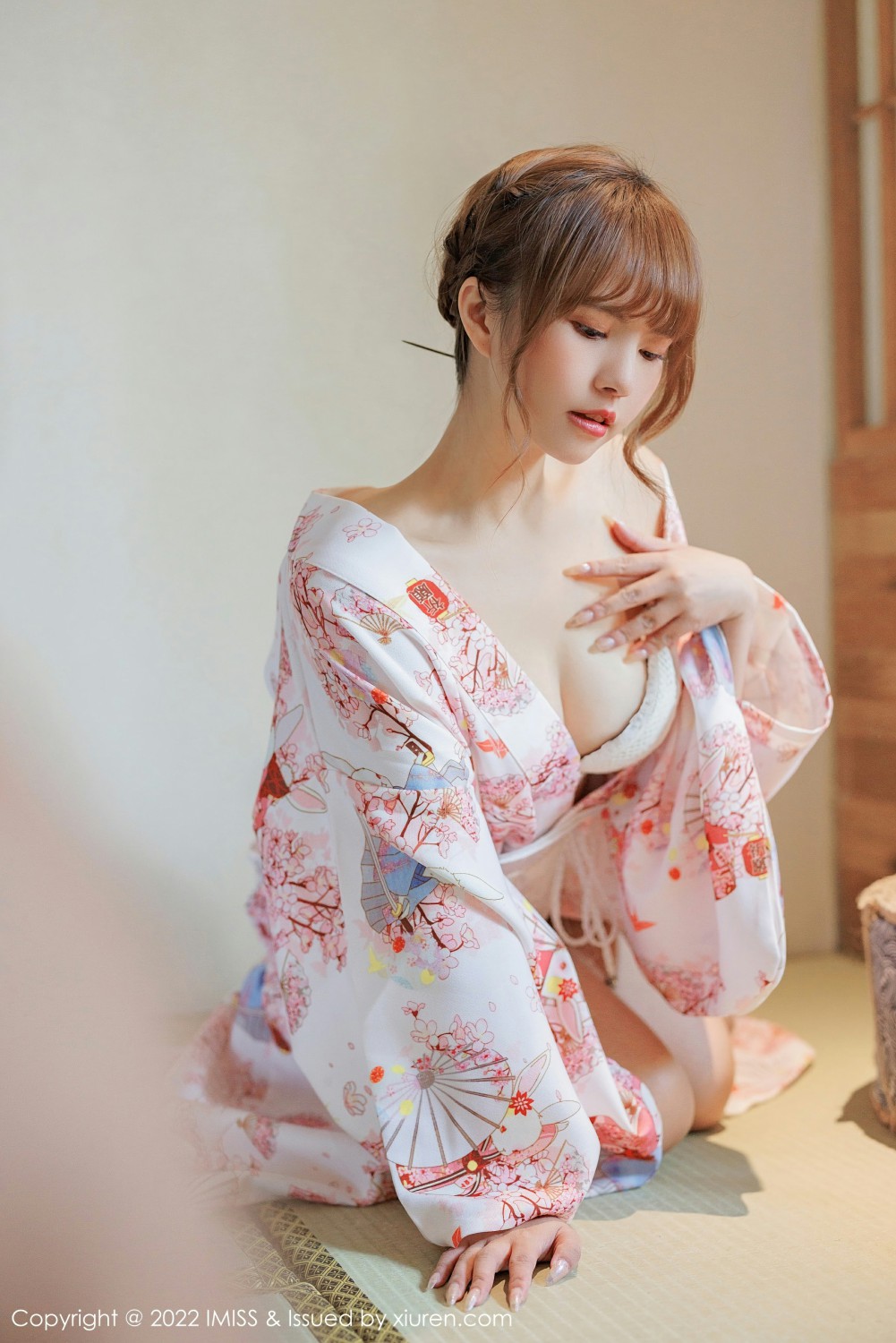 [IMISS爱蜜社] 2022.04.07 VOL.676 张思允Nice 云南心愿写真 蕾丝白色内衣[60+1P] 第 45 张