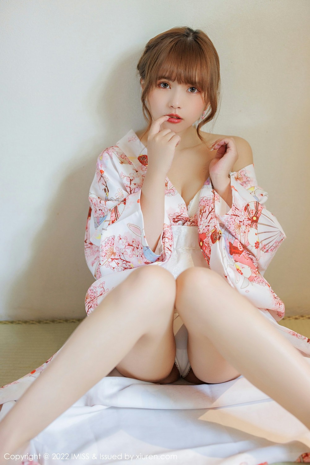 [IMISS爱蜜社] 2022.04.07 VOL.676 张思允Nice 云南心愿写真 蕾丝白色内衣[60+1P] 第 49 张