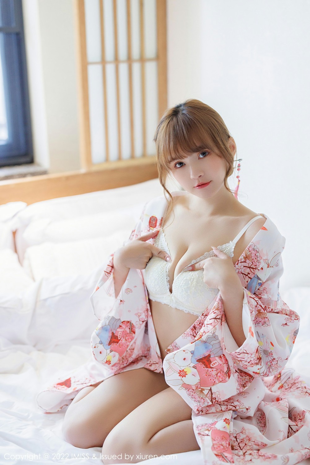 [IMISS爱蜜社] 2022.04.07 VOL.676 张思允Nice 云南心愿写真 蕾丝白色内衣[60+1P] 第 51 张