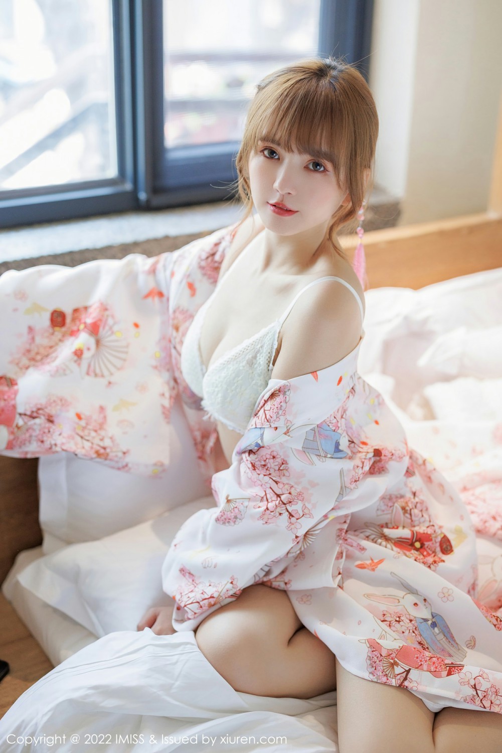 [IMISS爱蜜社] 2022.04.07 VOL.676 张思允Nice 云南心愿写真 蕾丝白色内衣[60+1P] 第 8 张