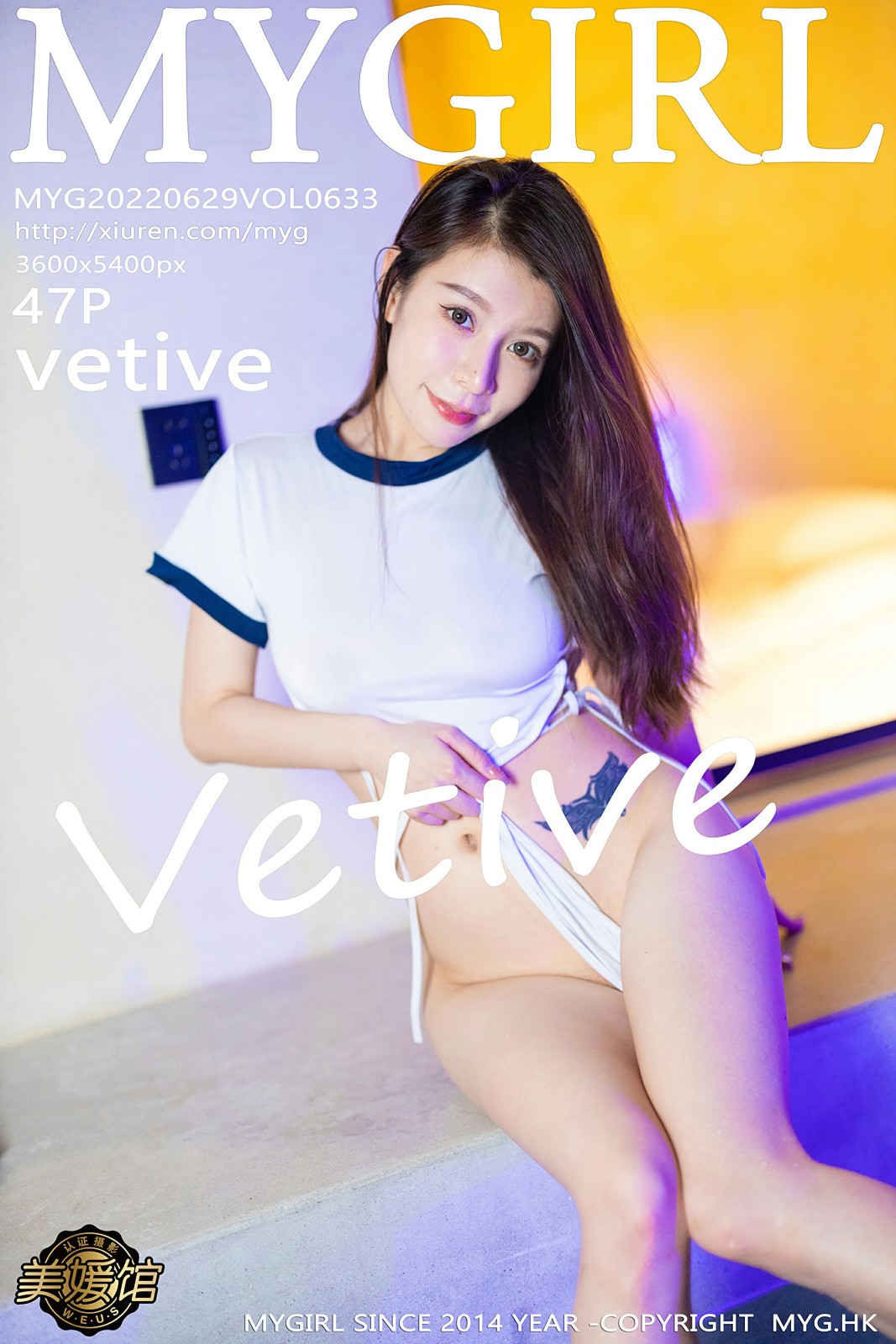 [MyGirl美媛馆] 2022.06.29 VOL.633 vetive 酒店大浴缸拍摄 性感写真[47+1P] 第 43 张