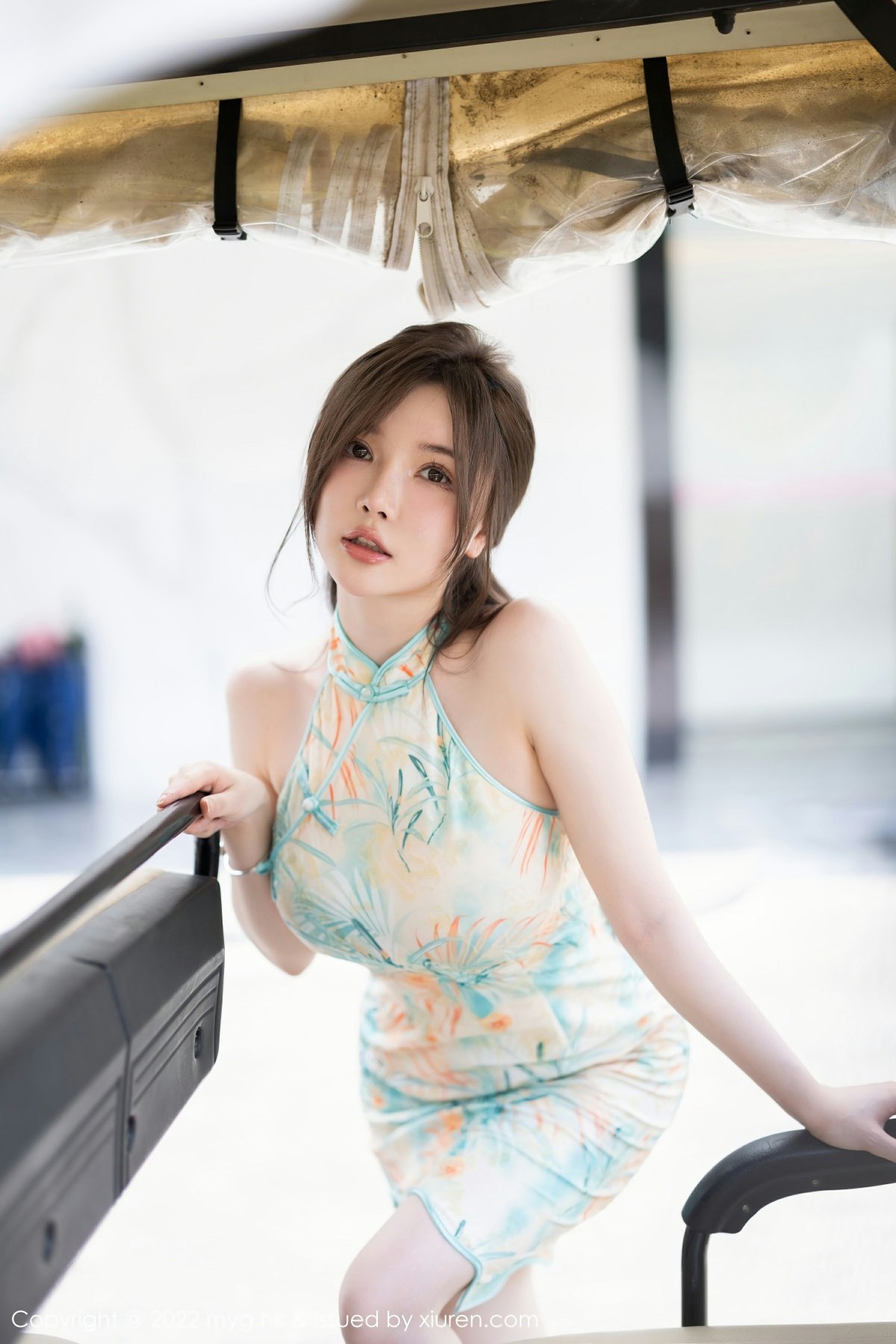 [MyGirl美媛馆] 2022.09.30 VOL.640 糯美子MINIbabe 性感浅色旗袍 童颜巨乳 桂林心愿旅拍写真[67+1P] 第 37 张