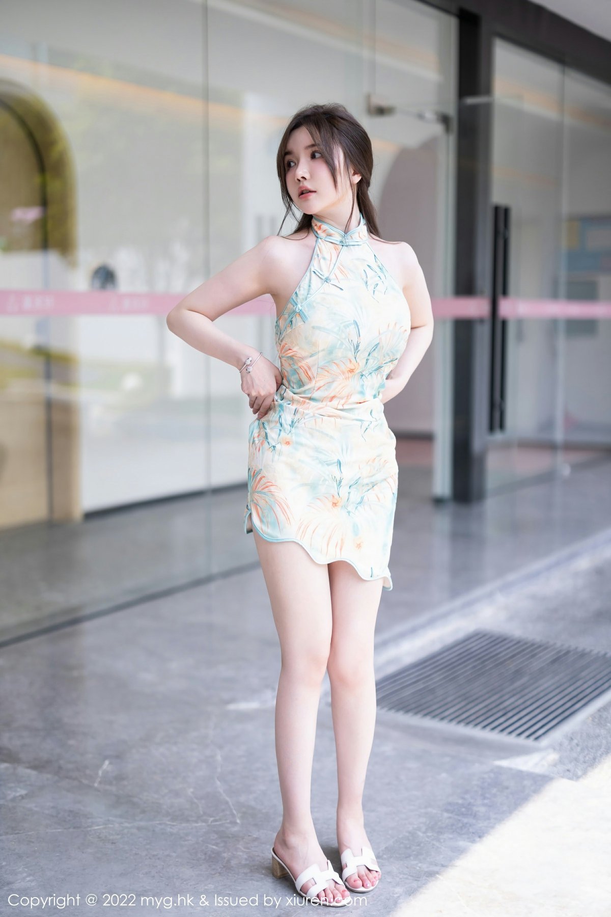 [MyGirl美媛馆] 2022.09.30 VOL.640 糯美子MINIbabe 性感浅色旗袍 童颜巨乳 桂林心愿旅拍写真[67+1P] 第 41 张