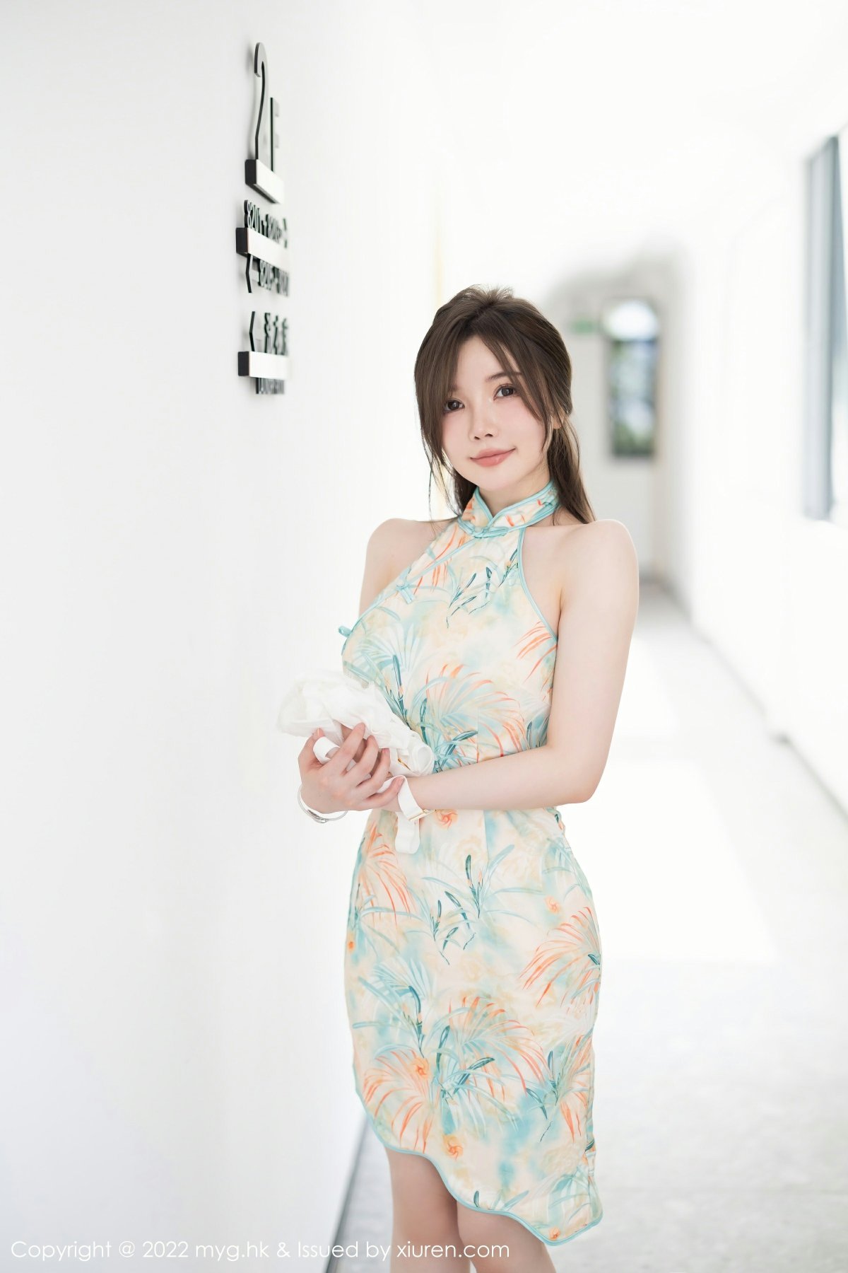 [MyGirl美媛馆] 2022.09.30 VOL.640 糯美子MINIbabe 性感浅色旗袍 童颜巨乳 桂林心愿旅拍写真[67+1P] 第 45 张