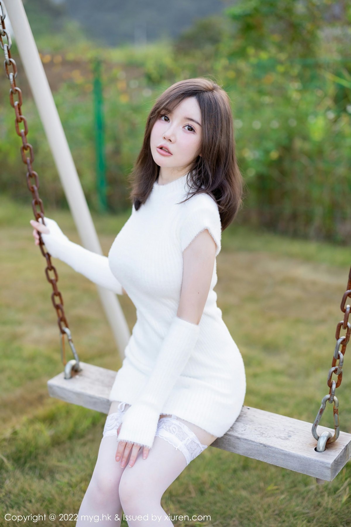 [MyGirl美媛馆] 2022.10.28 VOL.644 糯美子MINIbabe 性感白色蕾丝内衣 桂林心愿旅拍写真 [65+1P] 第 39 张