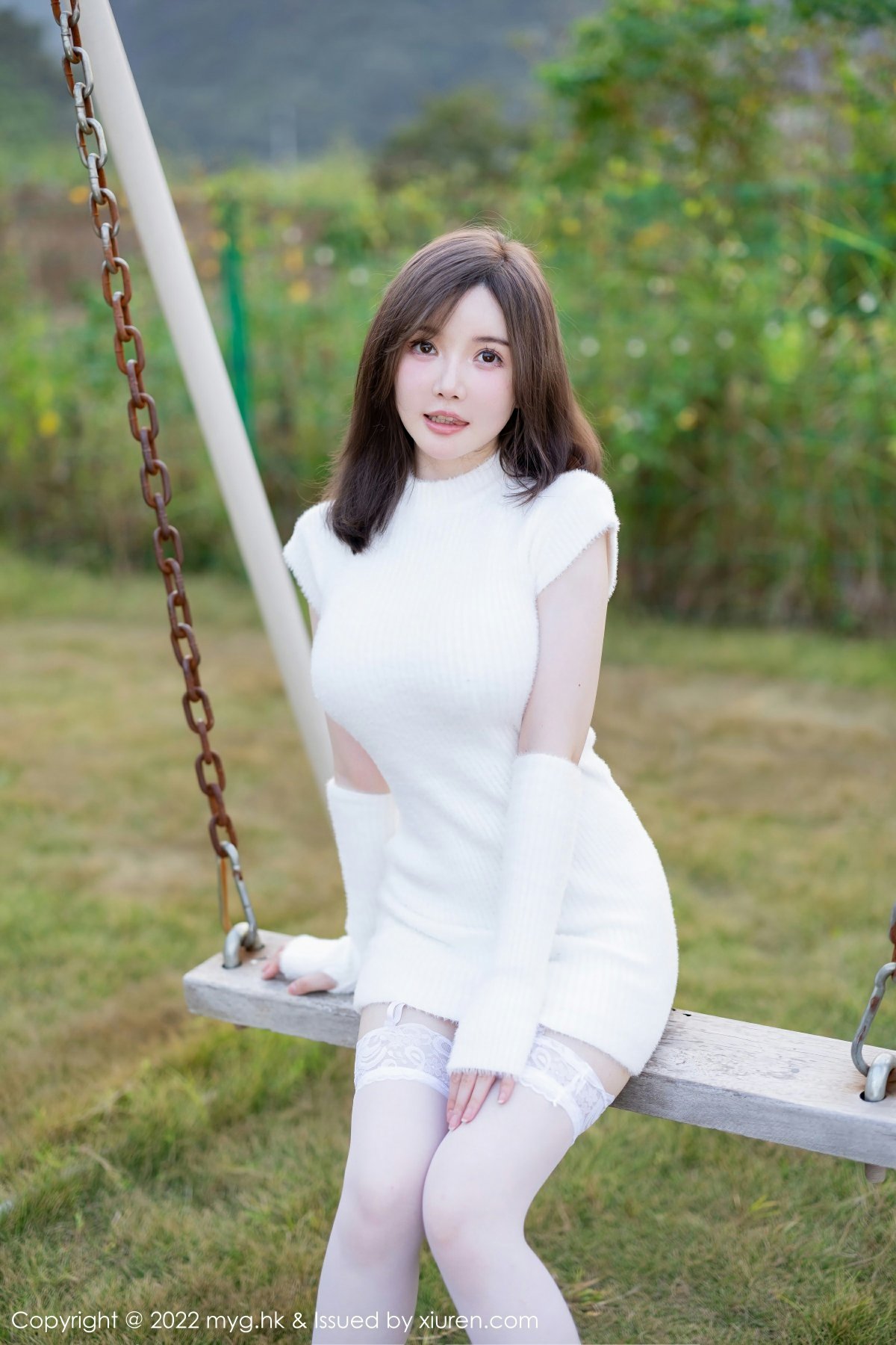 [MyGirl美媛馆] 2022.10.28 VOL.644 糯美子MINIbabe 性感白色蕾丝内衣 桂林心愿旅拍写真 [65+1P] 第 40 张
