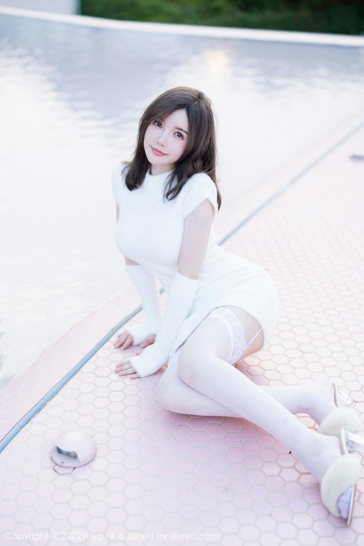 [MyGirl美媛馆] 2022.10.28 VOL.644 糯美子MINIbabe 性感白色蕾丝内衣 桂林心愿旅拍写真 [65+1P] 第 43 张