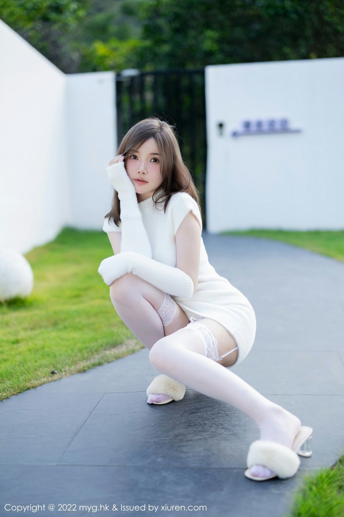 [MyGirl美媛馆] 2022.10.28 VOL.644 糯美子MINIbabe 性感白色蕾丝内衣 桂林心愿旅拍写真 [65+1P] 第 56 张