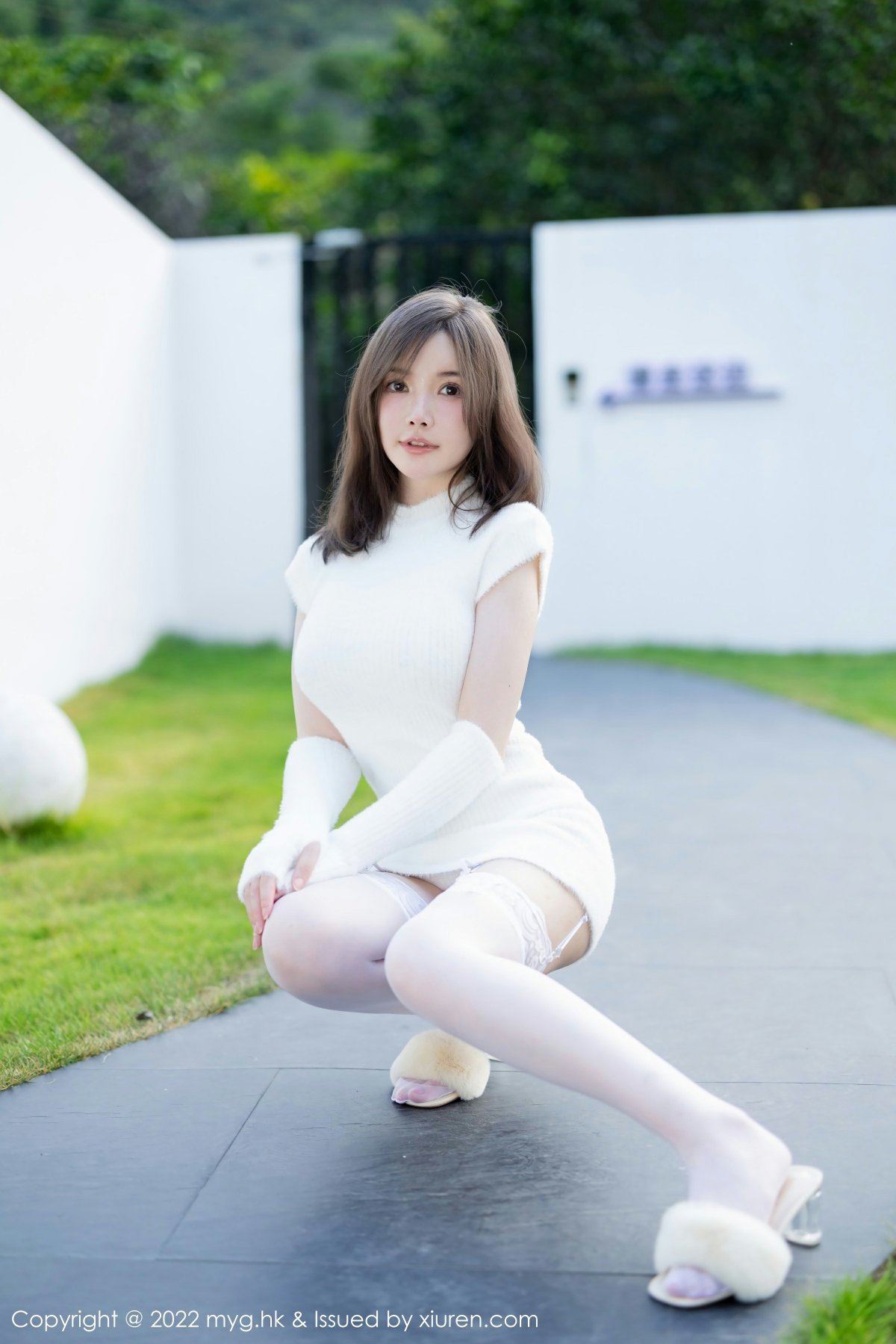 [MyGirl美媛馆] 2022.10.28 VOL.644 糯美子MINIbabe 性感白色蕾丝内衣 桂林心愿旅拍写真 [65+1P] 第 57 张