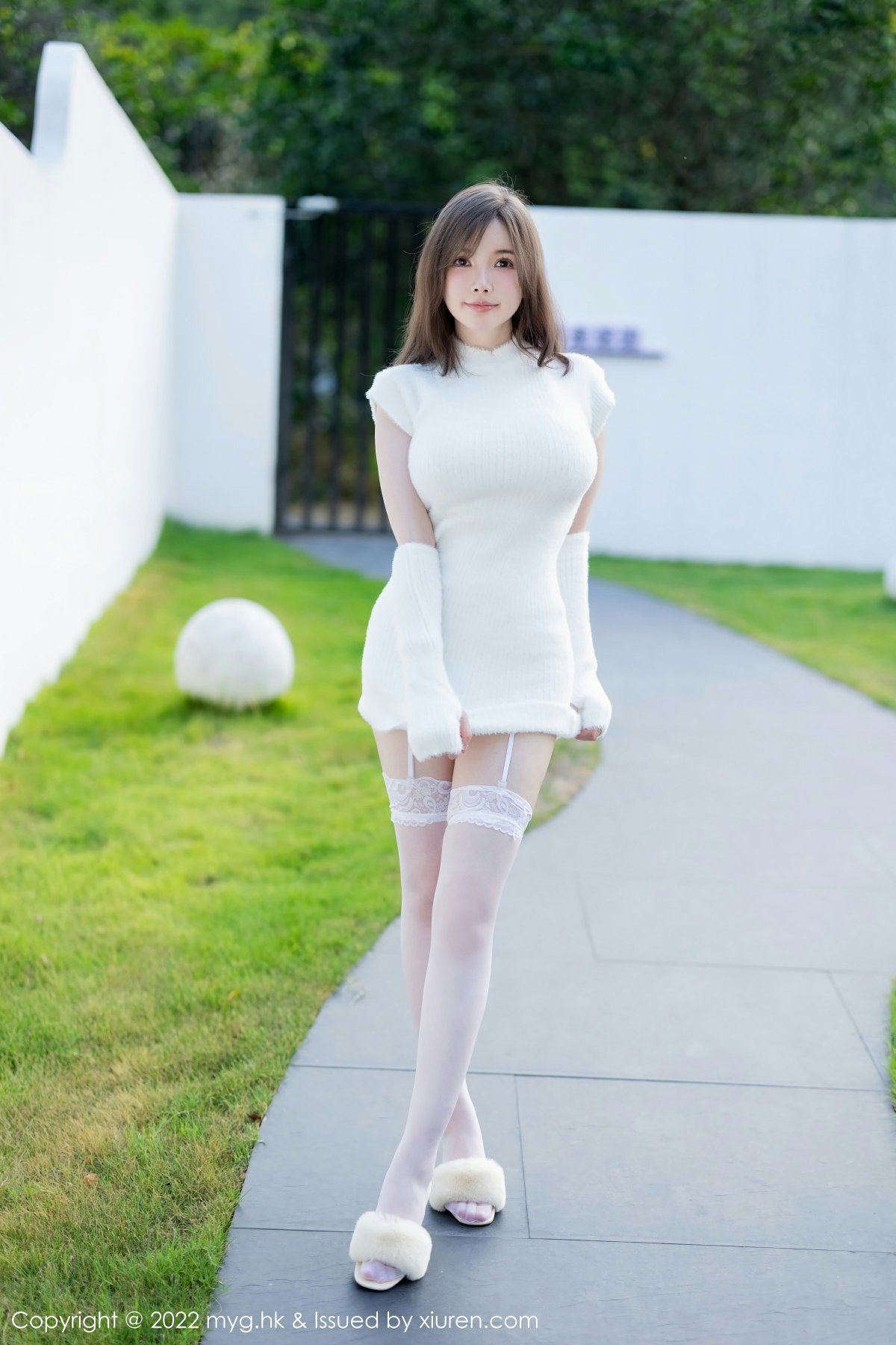 [MyGirl美媛馆] 2022.10.28 VOL.644 糯美子MINIbabe 性感白色蕾丝内衣 桂林心愿旅拍写真 [65+1P] 第 58 张