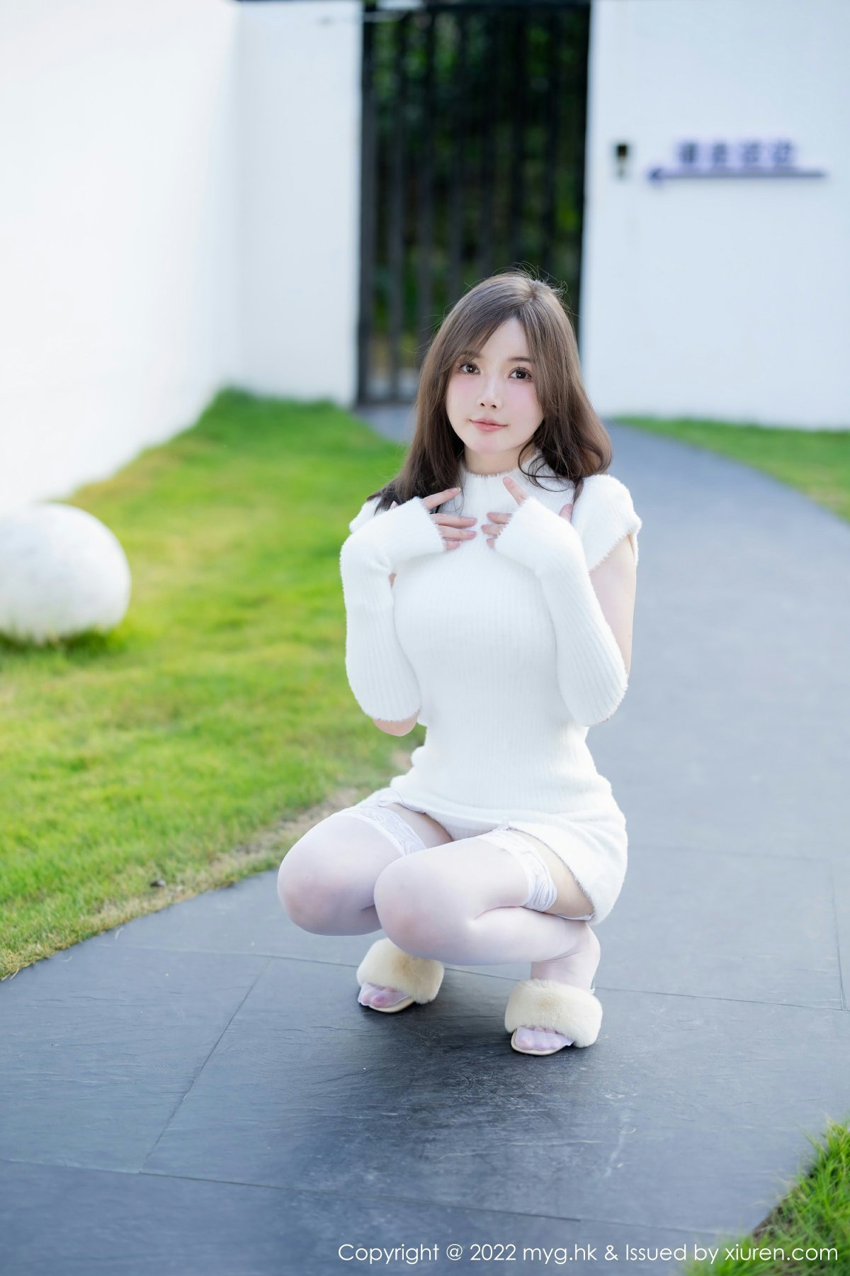 [MyGirl美媛馆] 2022.10.28 VOL.644 糯美子MINIbabe 性感白色蕾丝内衣 桂林心愿旅拍写真 [65+1P] 第 59 张