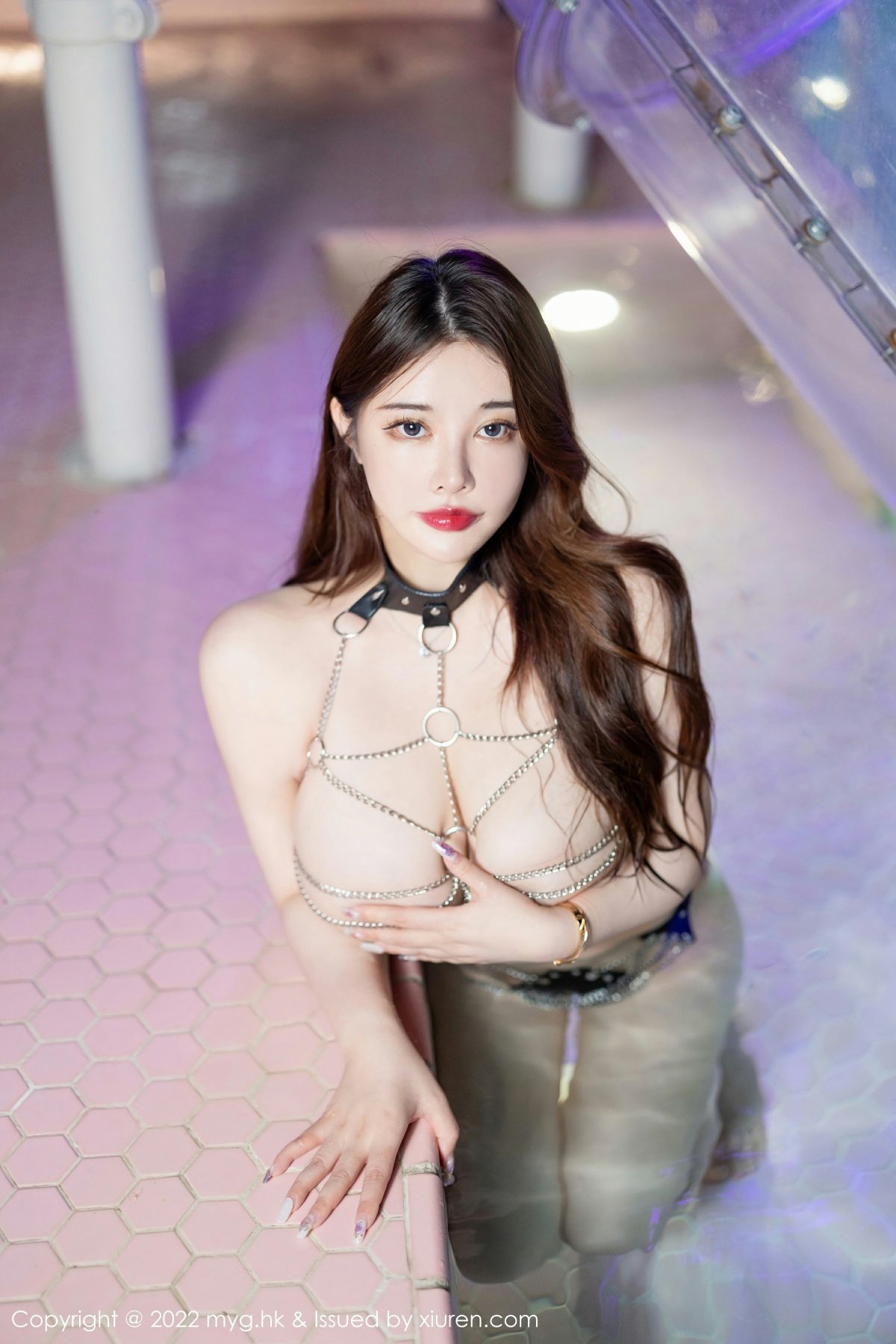 [MyGirl美媛馆] 2022.10.31 VOL.645 软软爱吃肉 性感黑色蕾丝情趣服饰 桂林心愿旅拍写真 [41+1P] 第 39 张