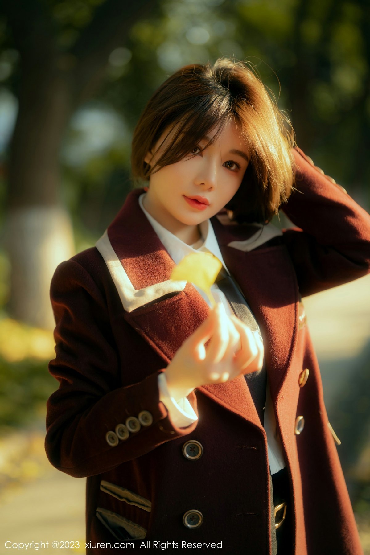 [XiuRen秀人网] 2023.01.16 No.6137 婠婠么 黑色短裙 魅惑黑丝 性感写真 [91+1P] 封面