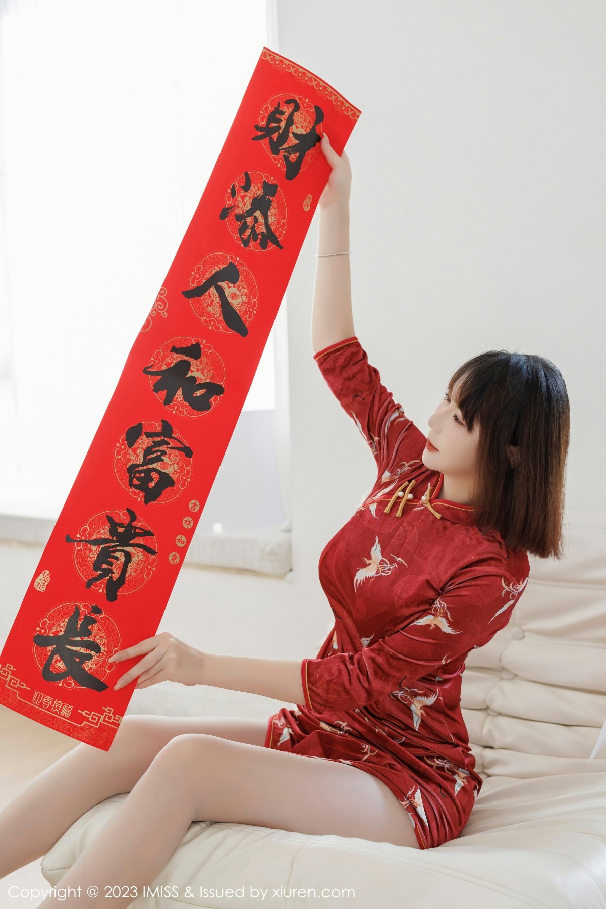 [IMISS爱蜜社] 2023.02.07 VOL.716 Evon陈赞之 新年主题拍摄 性感写真 [51+1P] 第 47 张
