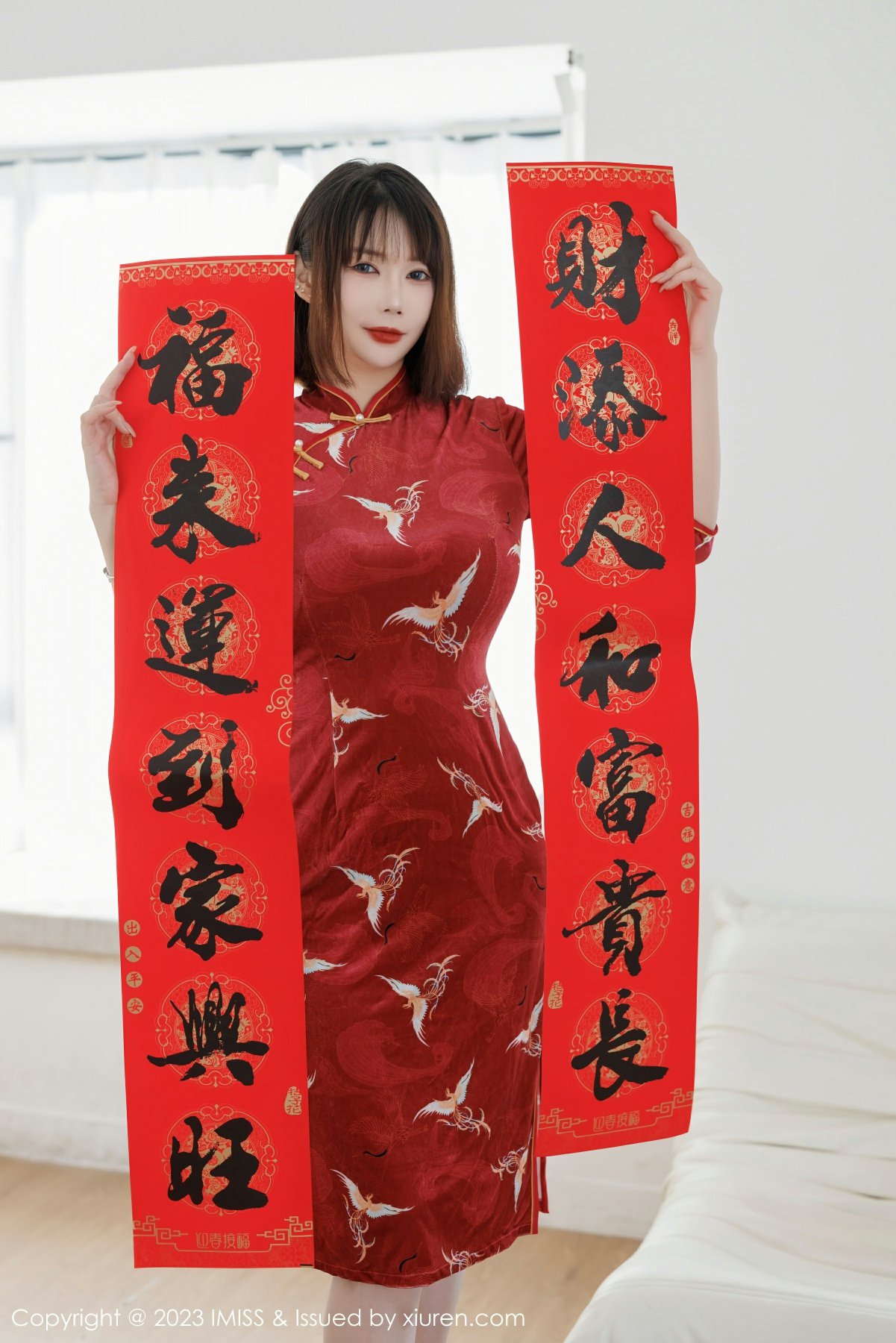 [IMISS爱蜜社] 2023.02.07 VOL.716 Evon陈赞之 新年主题拍摄 性感写真 [51+1P] 第 49 张