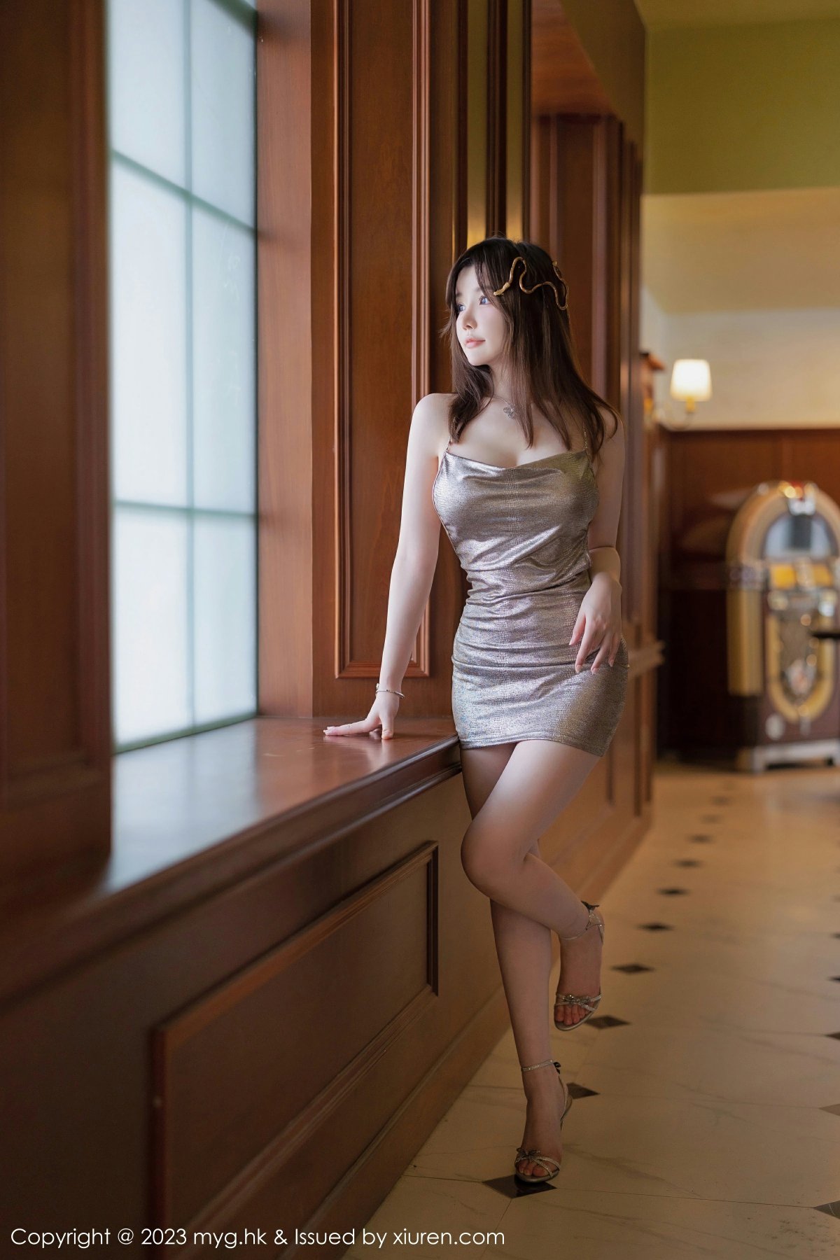 [MyGirl美媛馆] 2023.02.17 VOL.646 糯美子MINIbabe 性感暗金色短裙 童颜巨乳 澳门旅拍写真 [60+1P] 第 46 张