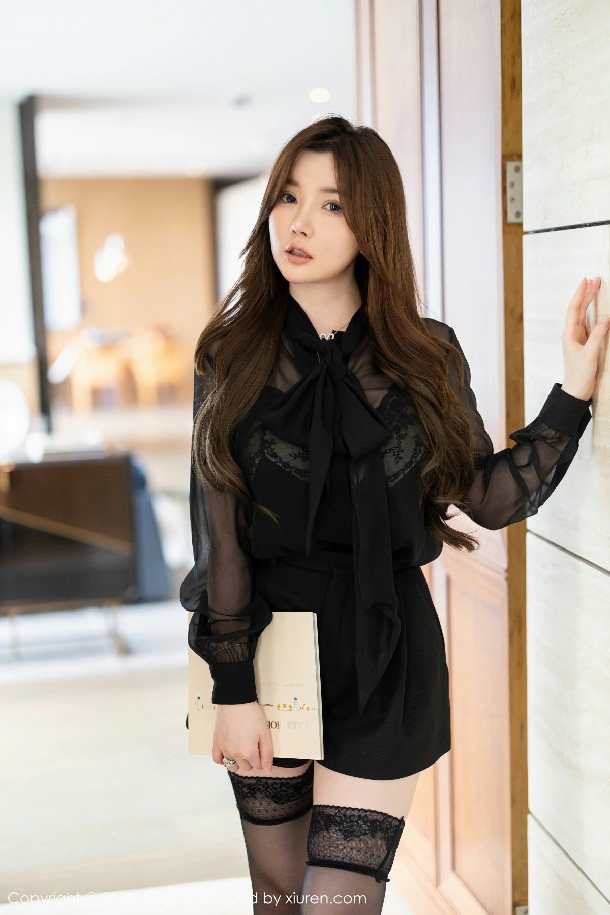 [MyGirl美媛馆] 2023.03.10 VOL.649 糯美子MINIbabe 性感黑色蕾丝内衣 澳门旅拍写真 [62+1P] 第 59 张