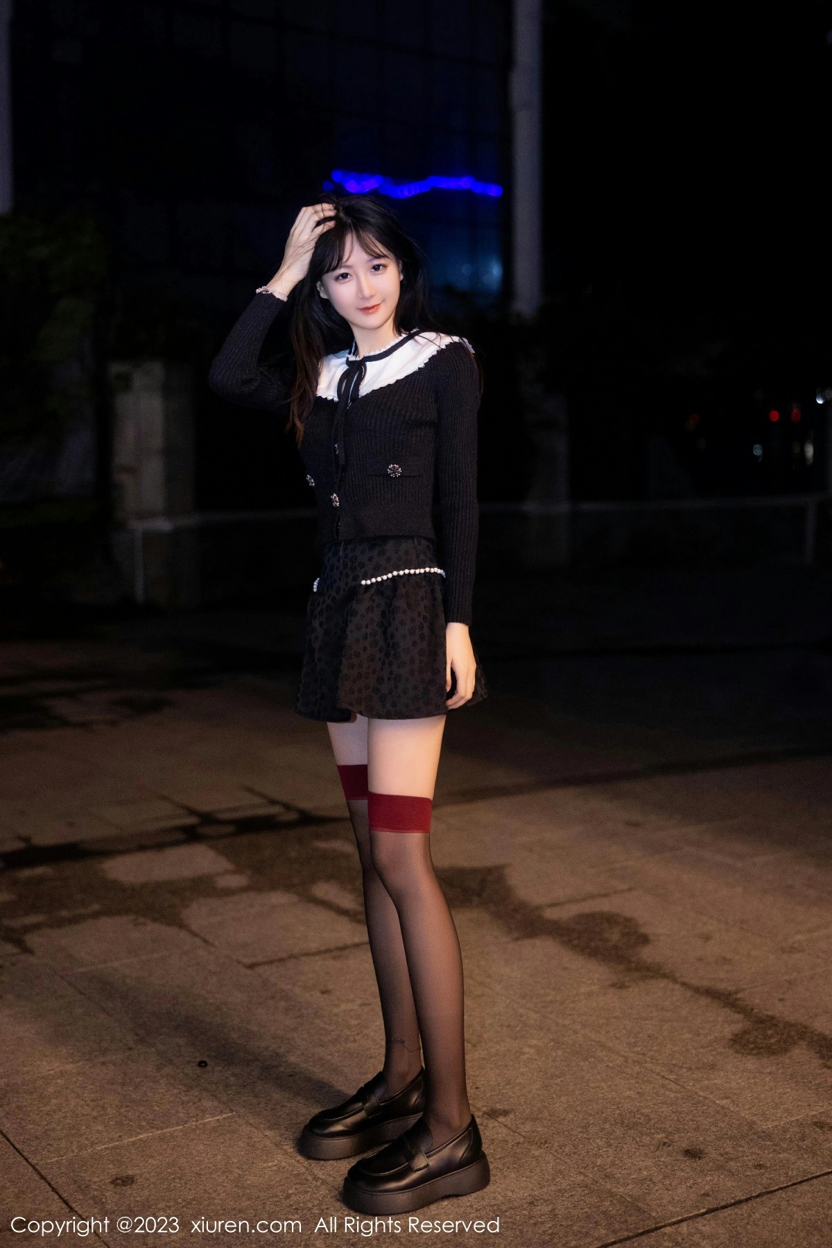 [XiuRen秀人网] 2023.05.11 No.6724 幼幼 黑色情趣服饰 性感写真 [80+1P] 封面