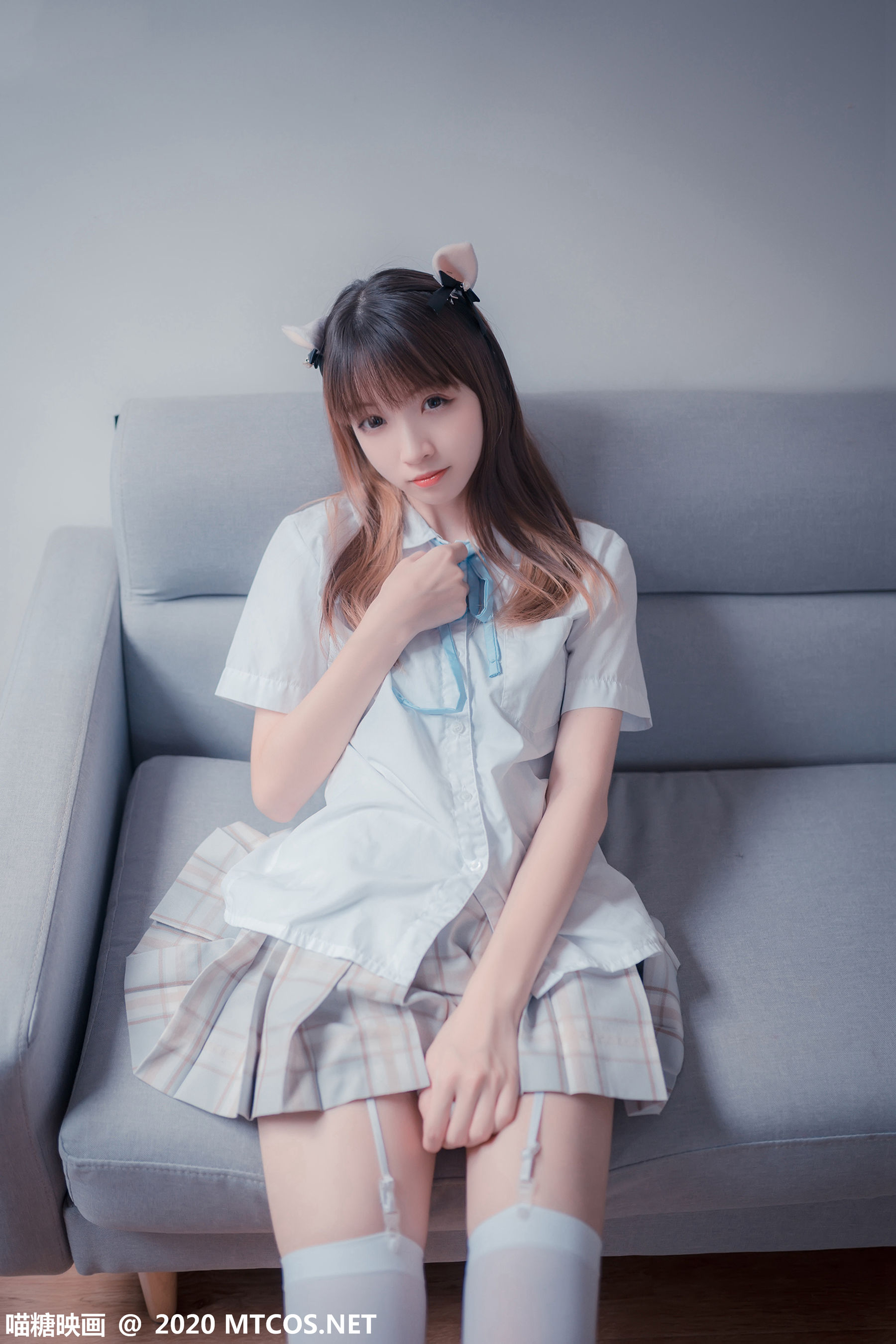 [喵糖映画JK] JKL.019 猫耳JK制服 封面