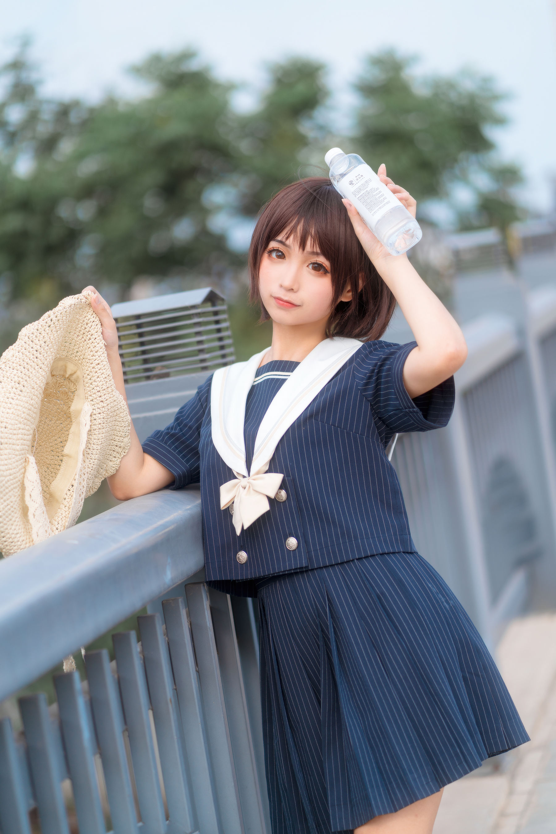 [喵糖映画JK] JKL.024 深蓝JK制服 封面