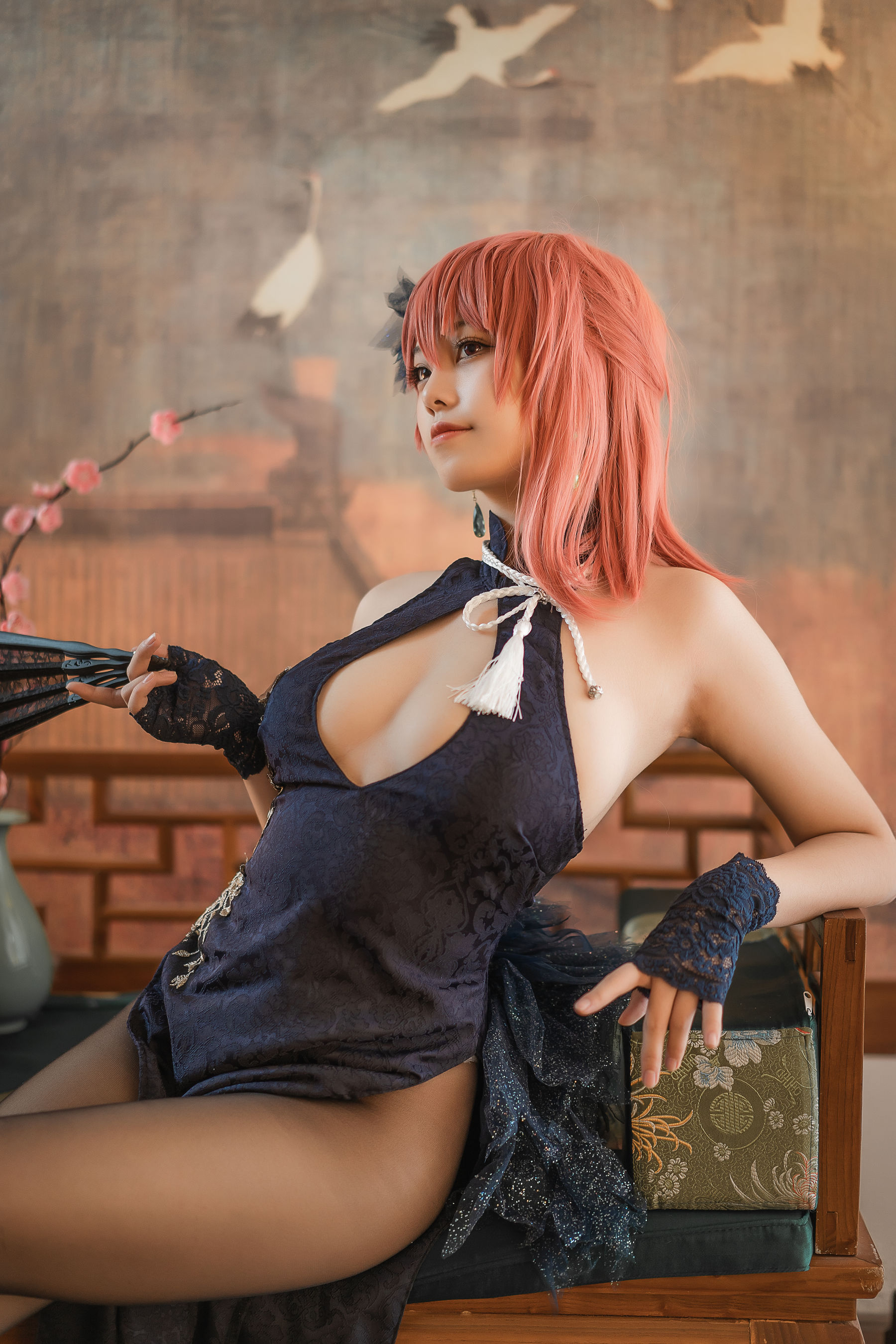 [COSPLAY]蜜汁猫裘 – 黑太子旗袍 封面